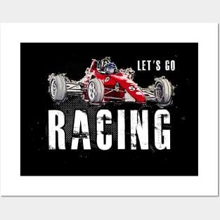 Let's Go Racing Posters and Art